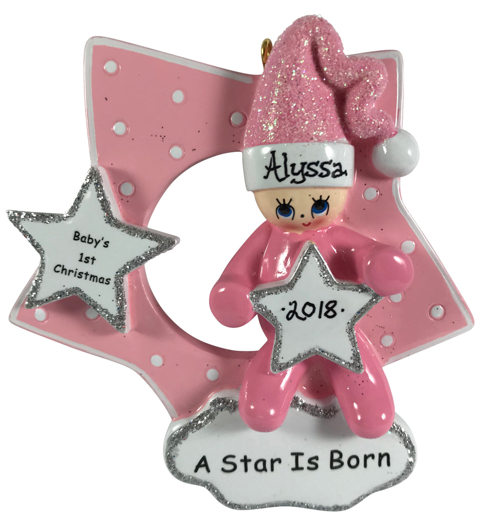 A Star is Born Baby Girl - Made of Resin