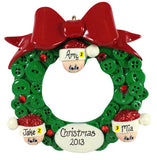 Button Wreath Family of 3 - Made of Resin