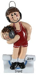 Wrestler Brunette - Made of Resin