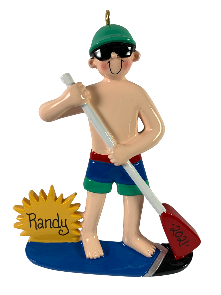 Paddle Board Boy - Made of Resin