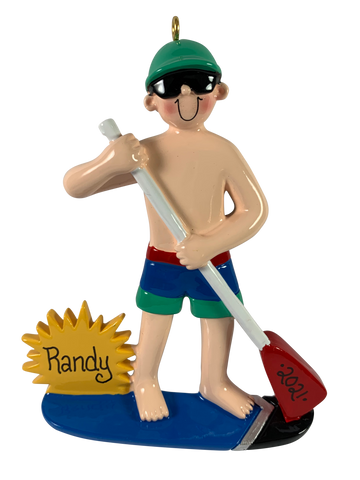 Paddle Board Boy - Made of Resin