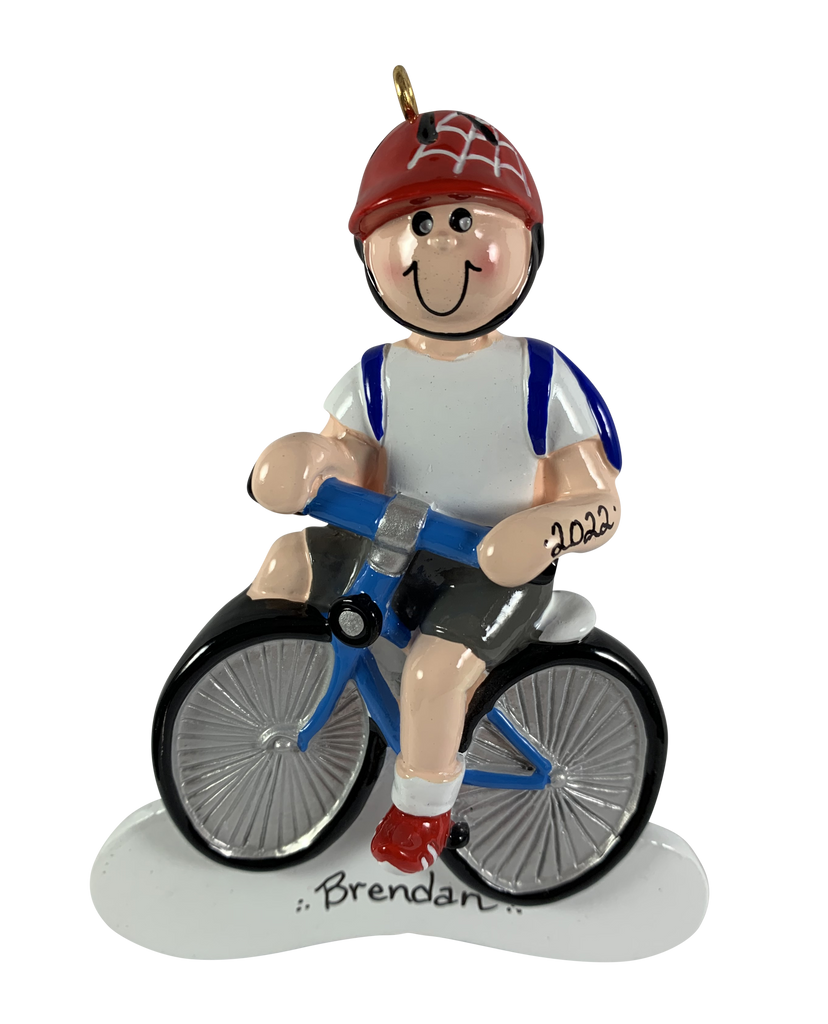 Biking Boy - Made of Resin