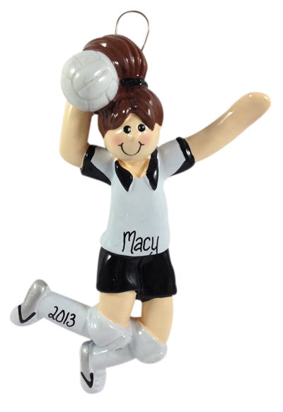 Volleyball Girl Brunette - Made of Resin