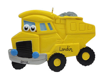 Dumptruck with Face - Made of Resin
