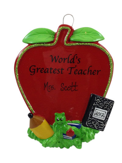 World's Greatest Teacher - Made of Resin