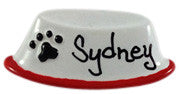 Pet Dish - Made of Resin - Add to any ornament that has available space