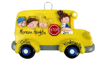 School Bus - Made of Resin