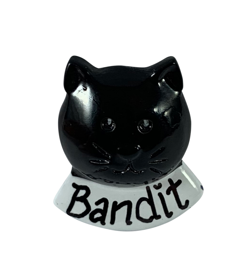 Black Cat - Made of Resin - Add to any ornament with available space