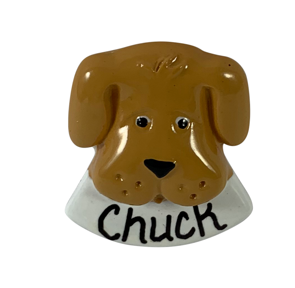 Brown Dog - Made of Resin - Add to any ornament with available space
