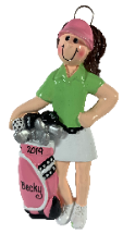 Golfer Girl - Made of Resin