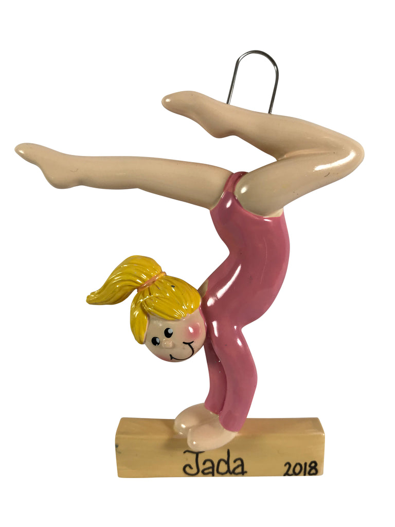 Gymnast Girl Blonde - Made of Resin