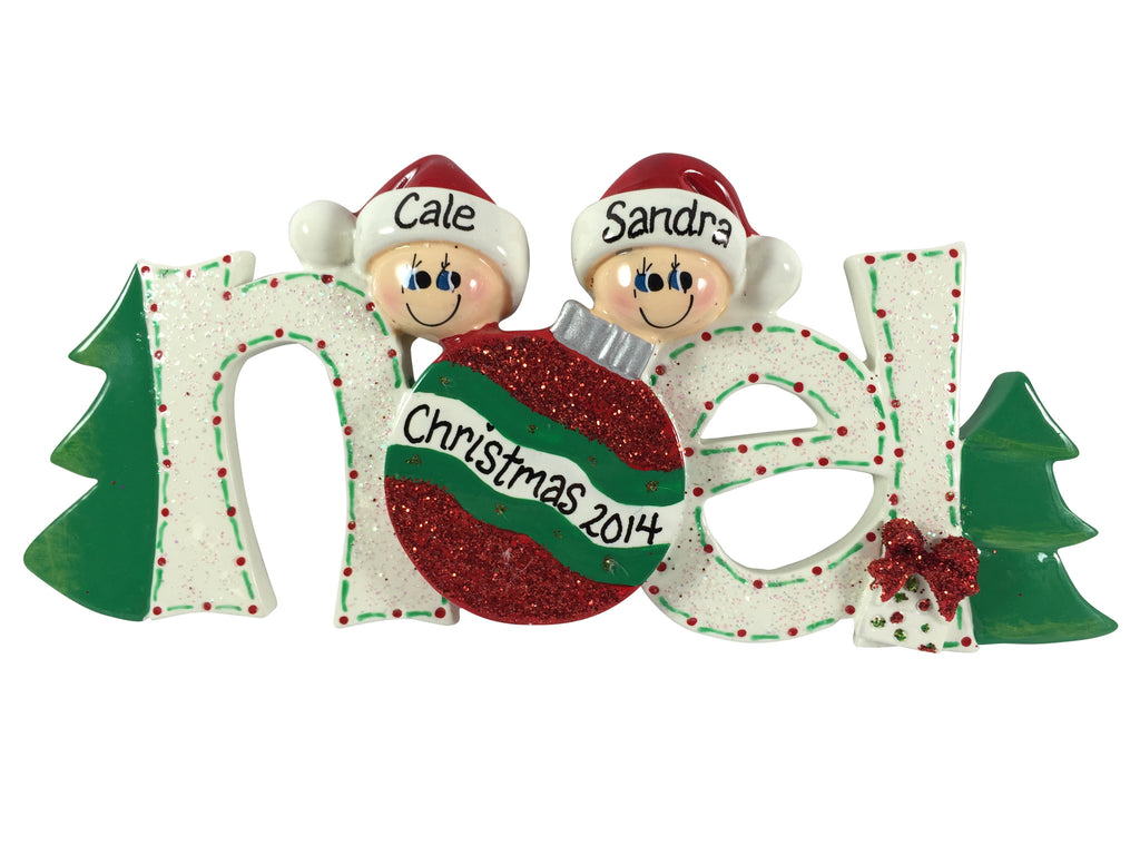 NOEL Family of 2 - Made of Resin