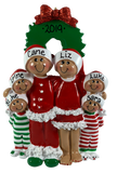 Pajama Family of 6 - Ethnic - Made of Resin