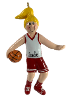 Basketball Girl Blonde - Made of Resin