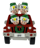 Jeep Family of 4 - Made of Resin