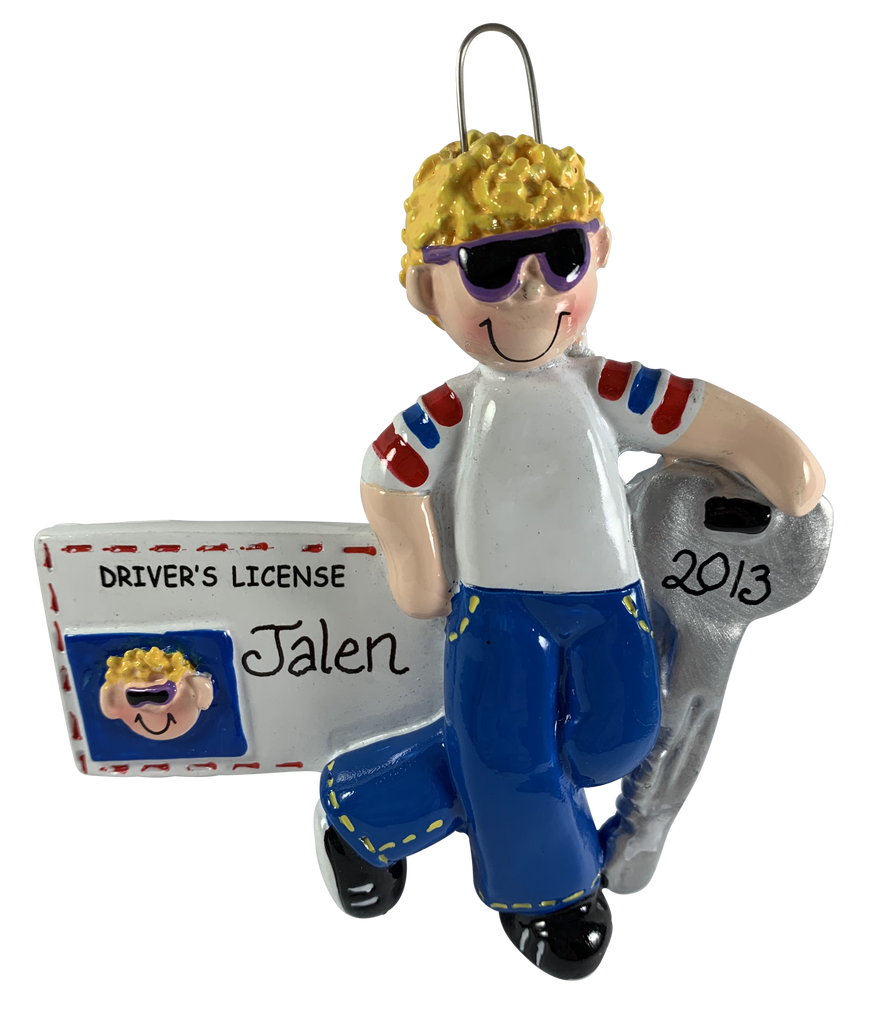Driver's License Boy Blonde - Made of Resin