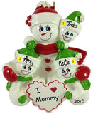 I Love Mommy - 3 Children - Made of Resin
