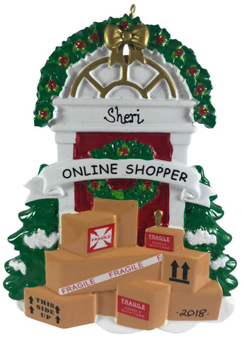 Online Shopper - Made of Resin