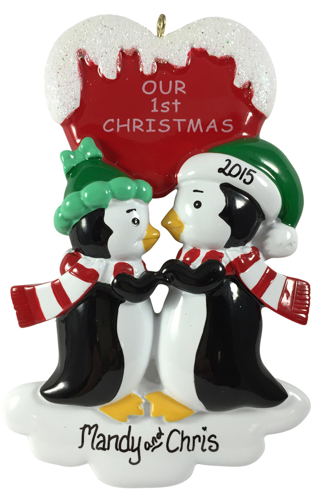 Penguin 1st Christmas - Made of Resin
