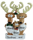 Reindeer Family of 3 - Made of Resin