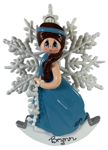 Snow Princess Brunette - Made of Resin