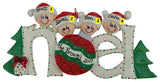 NOEL Family of 4 - Made of Resin
