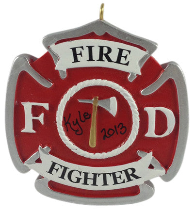 Firefighter Badge - Made of Resin