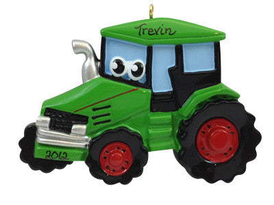 Tractor with Face - Made of Resin