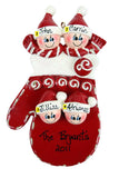Mitten Family of 4 - Made of Resin